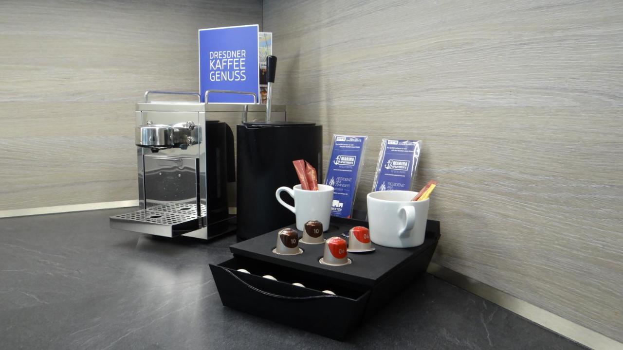 ドレスデン レジデンツ アム ツヴィンガーアパートホテル エクステリア 写真 A coffee machine