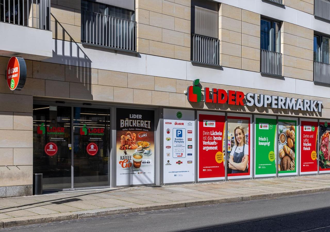 ドレスデン レジデンツ アム ツヴィンガーアパートホテル エクステリア 写真 Lider supermarket in Berlin