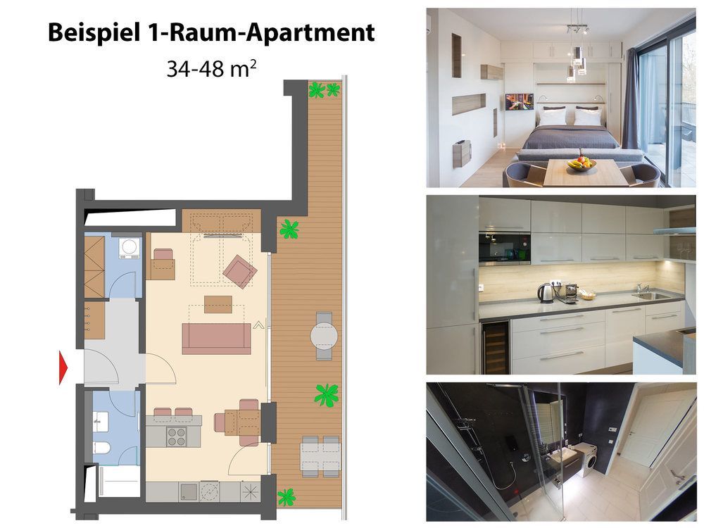 ドレスデン レジデンツ アム ツヴィンガーアパートホテル エクステリア 写真 Example of a micro apartment