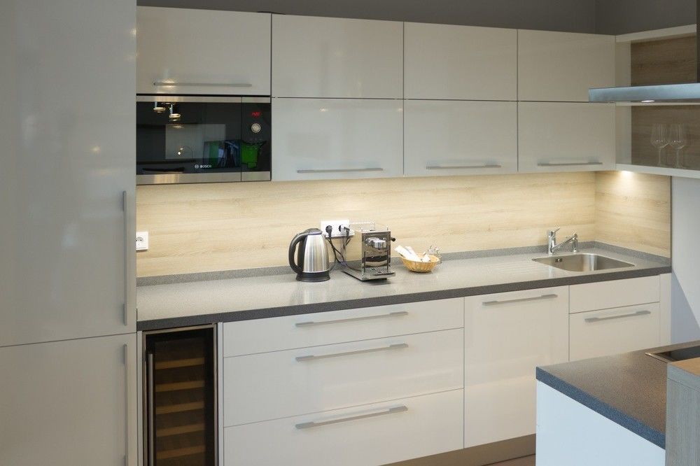 ドレスデン レジデンツ アム ツヴィンガーアパートホテル エクステリア 写真 A modern kitchen