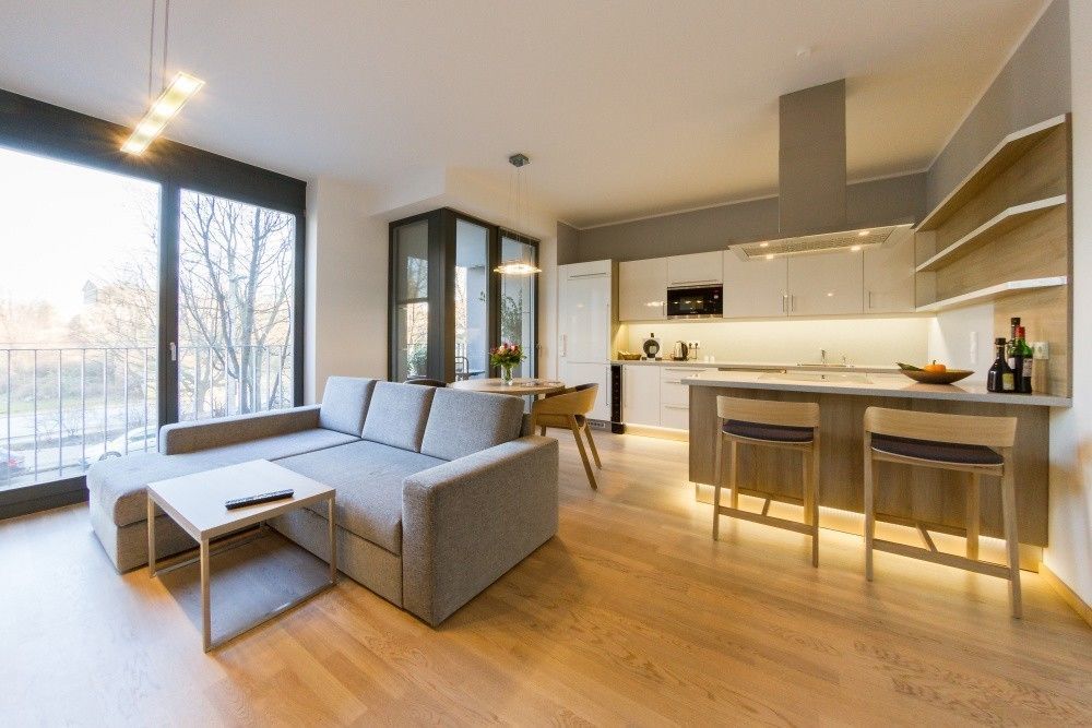 ドレスデン レジデンツ アム ツヴィンガーアパートホテル エクステリア 写真 A modern apartment in Berlin, Germany